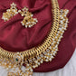 CZ Pearls Jalebi Short Necklace Jhumki