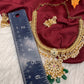 CZ Pearls Jalebi Short Necklace Jhumki
