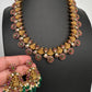 Kempu Bottu Detachable Pendent Short Necklace