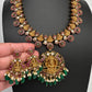 Kempu Bottu Detachable Pendent Short Necklace
