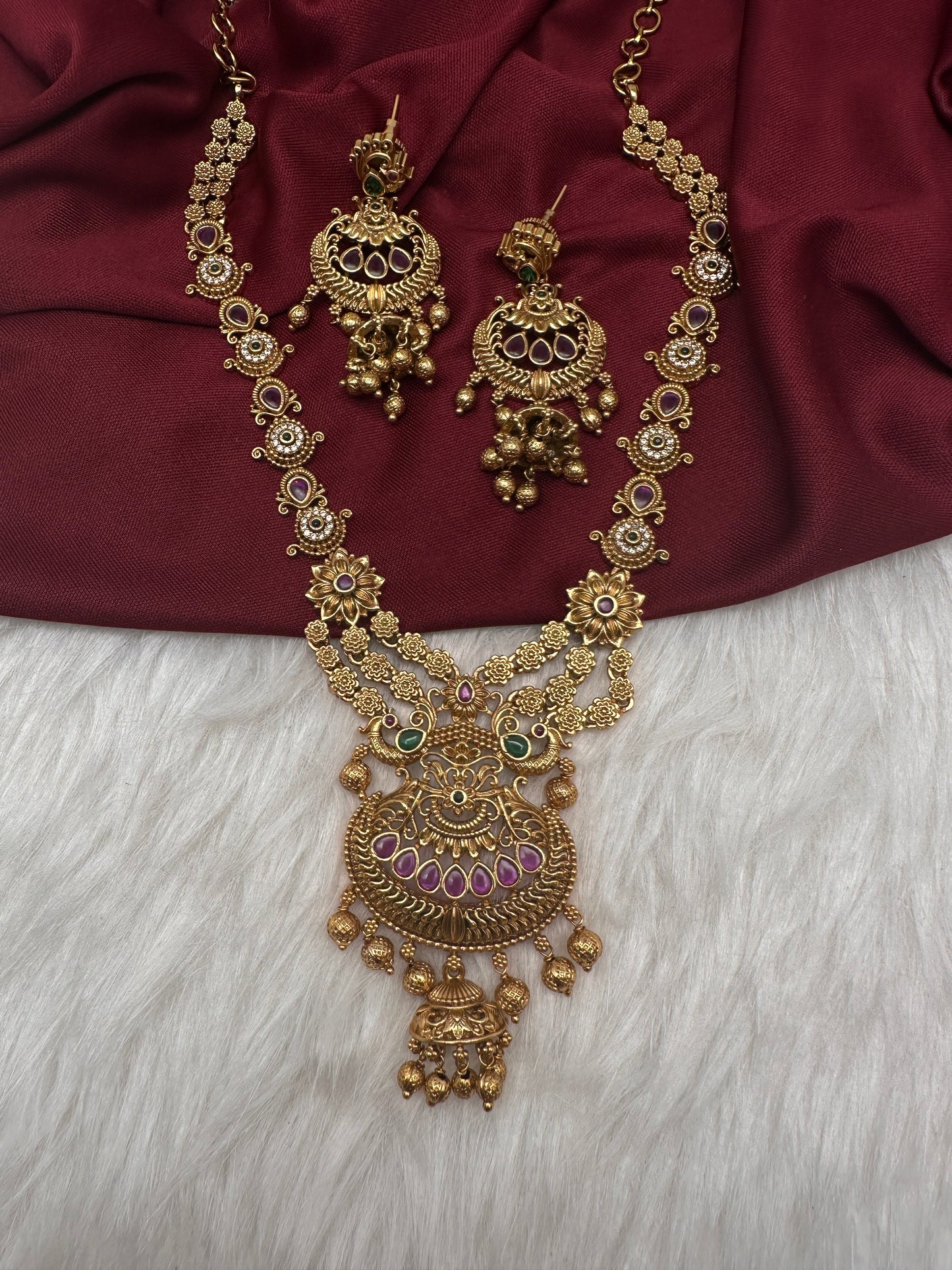 Kempu Matte Short Necklace
