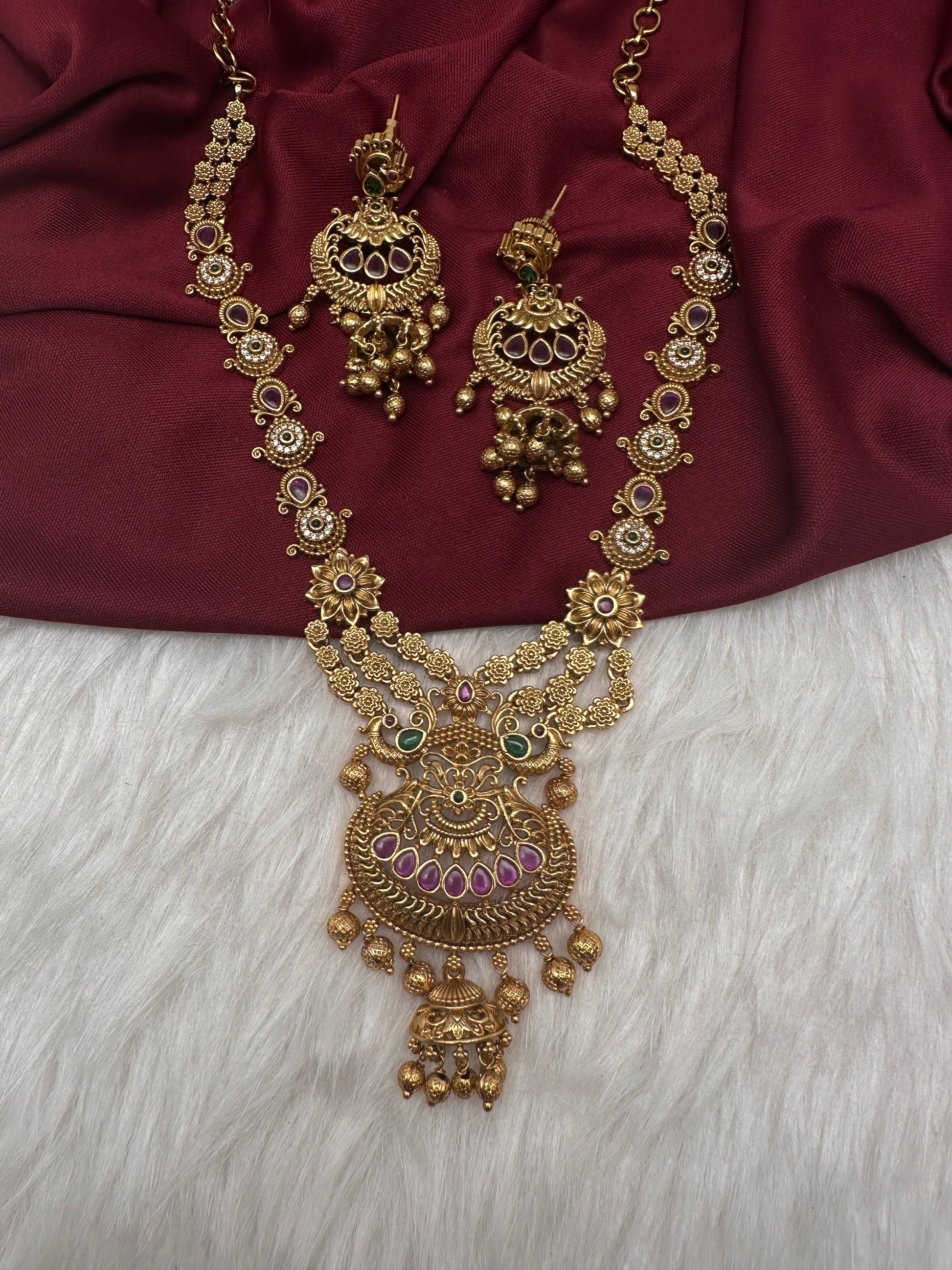 Kempu Matte Short Necklace