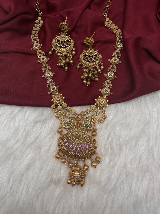 Kempu Matte Short Necklace