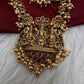 Kempu Matte Ram Parivar Short Necklace