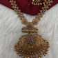 Matte Kemp Short Necklace with Jhumka