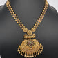 Matte Kemp Short Necklace with Jhumka