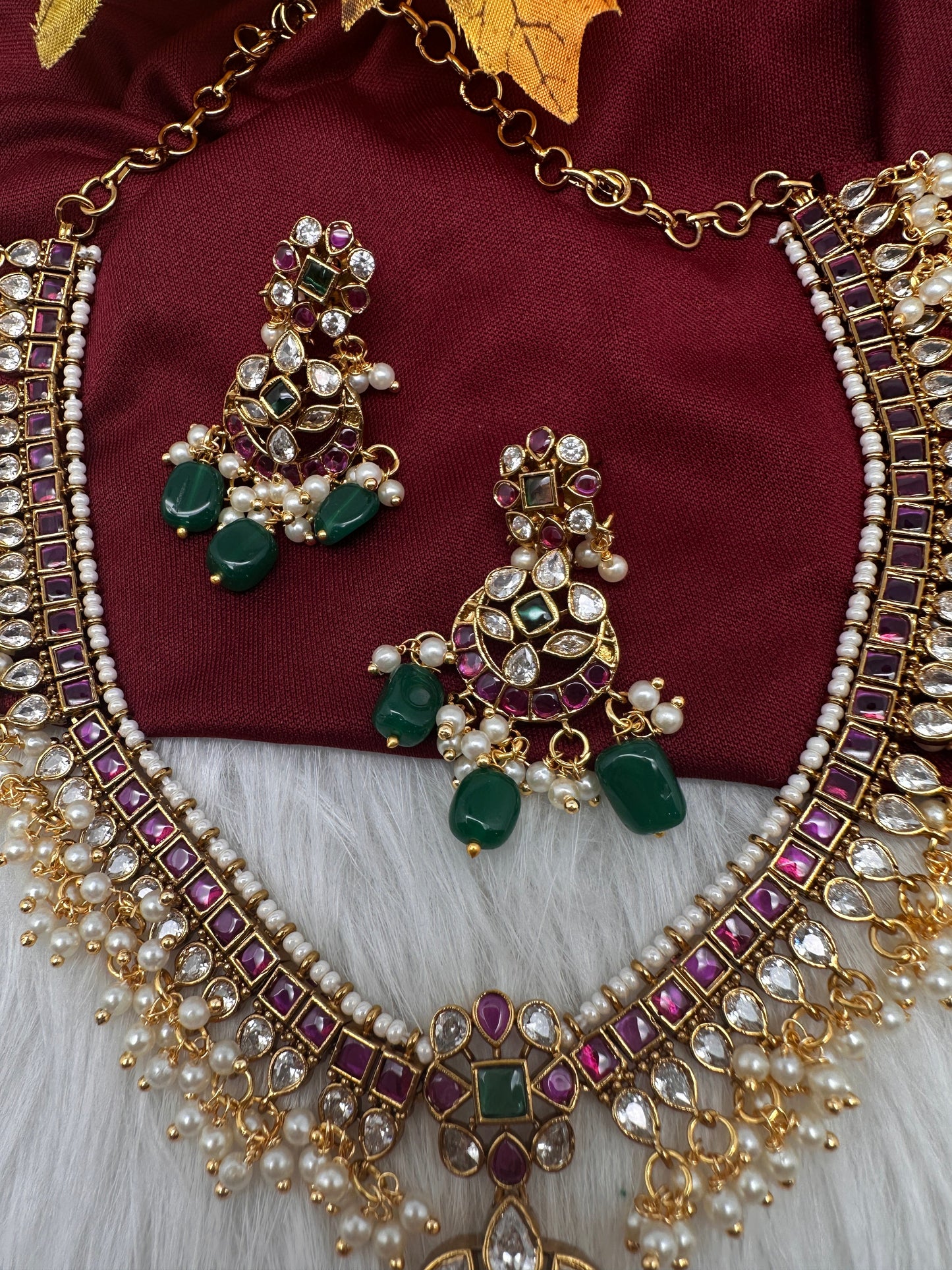 Matte Kemp Guttapusalu Short Necklace