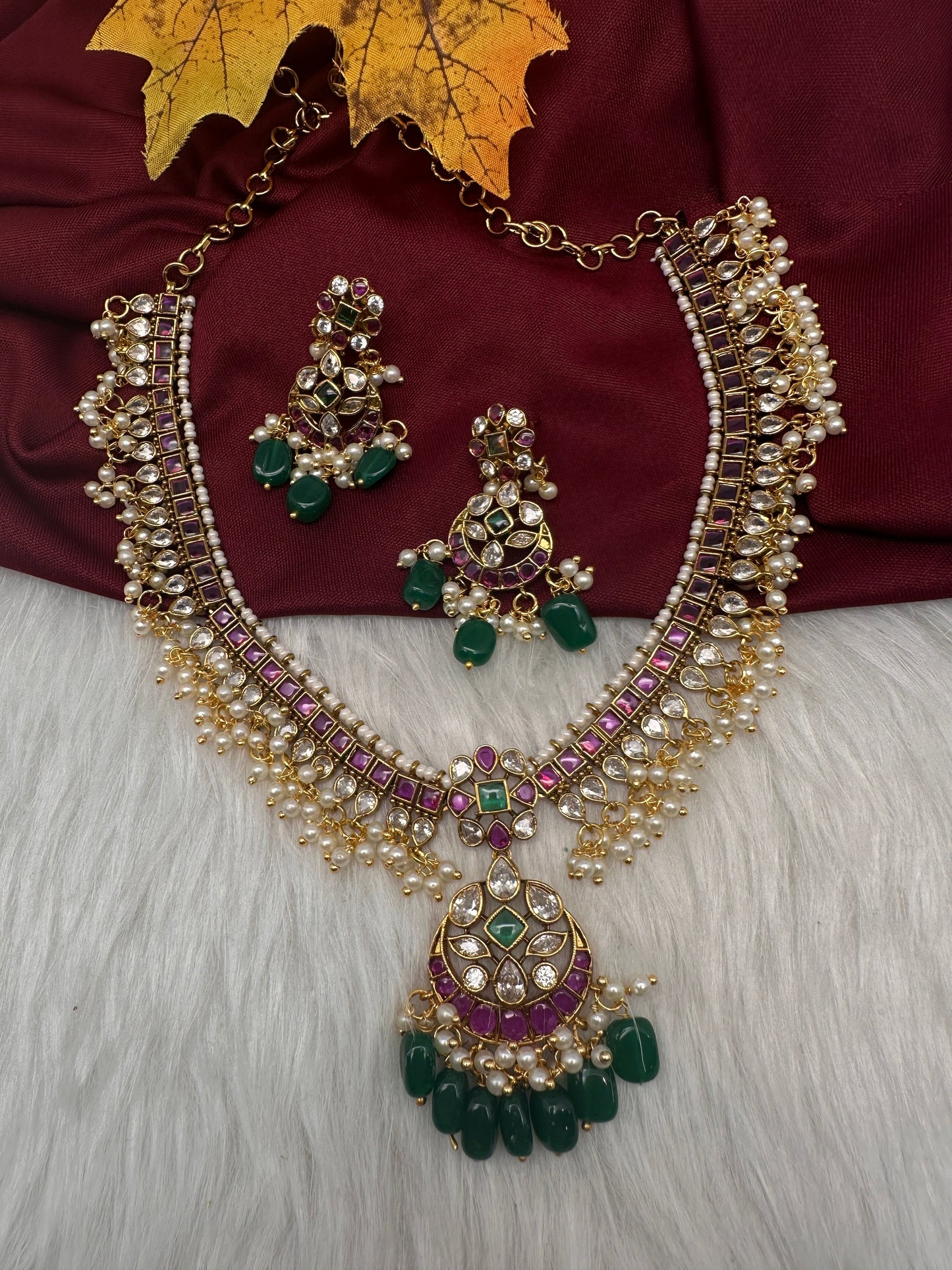 Matte Kemp Guttapusalu Short Necklace