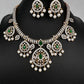 AD  Kanthi Short Necklace - Green