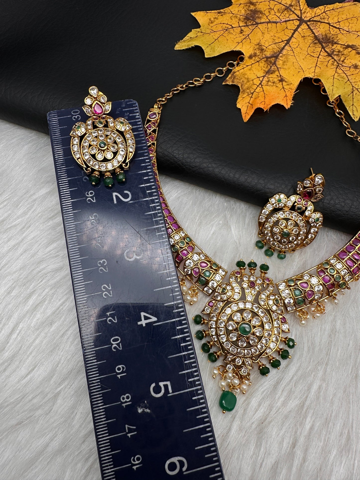 Kempu Matte Kanthi Short Necklace