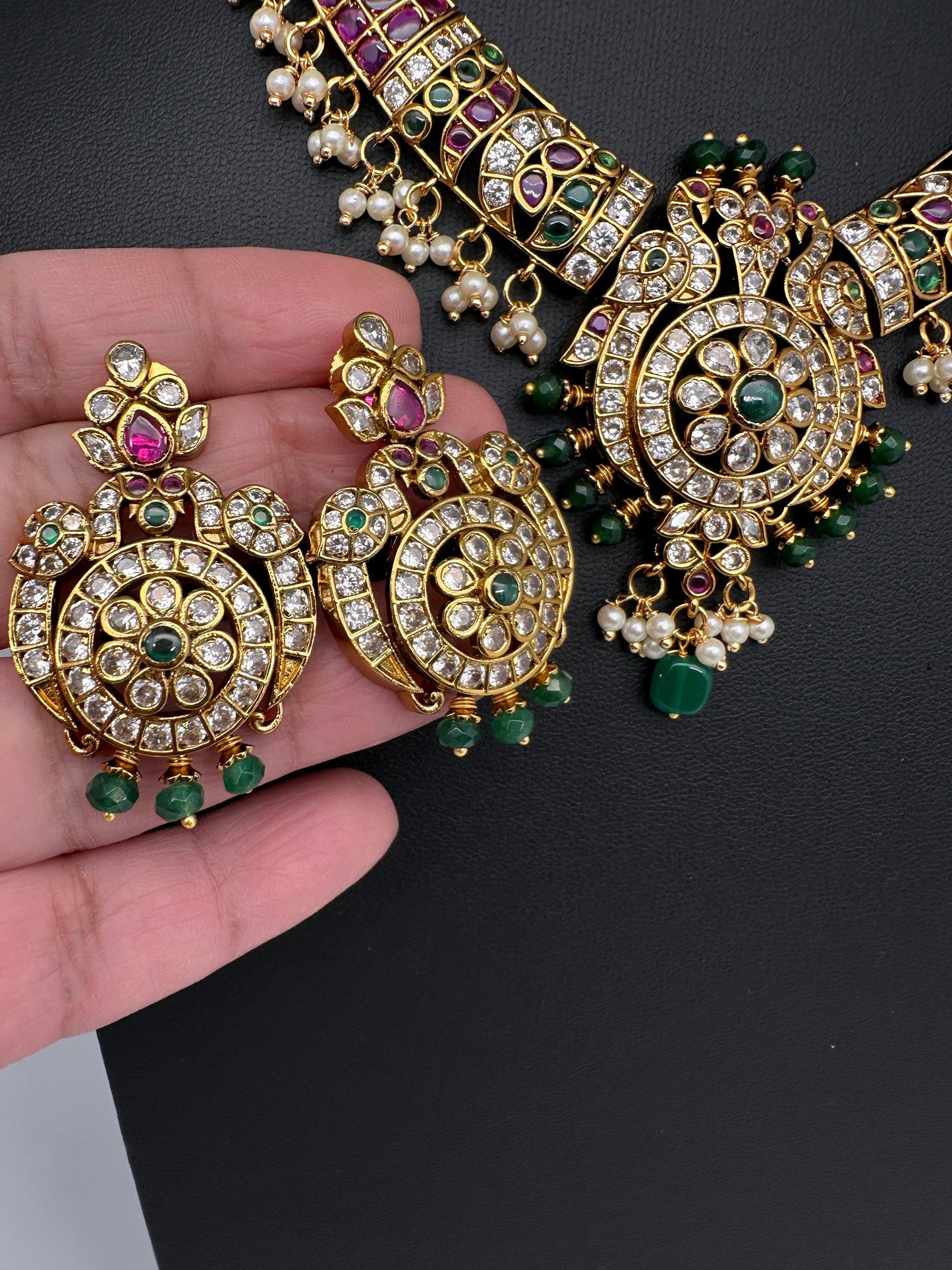 Kempu Matte Kanthi Short Necklace