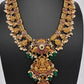 Kempu Matte Goddess lakshmi Jalebi Short Necklace