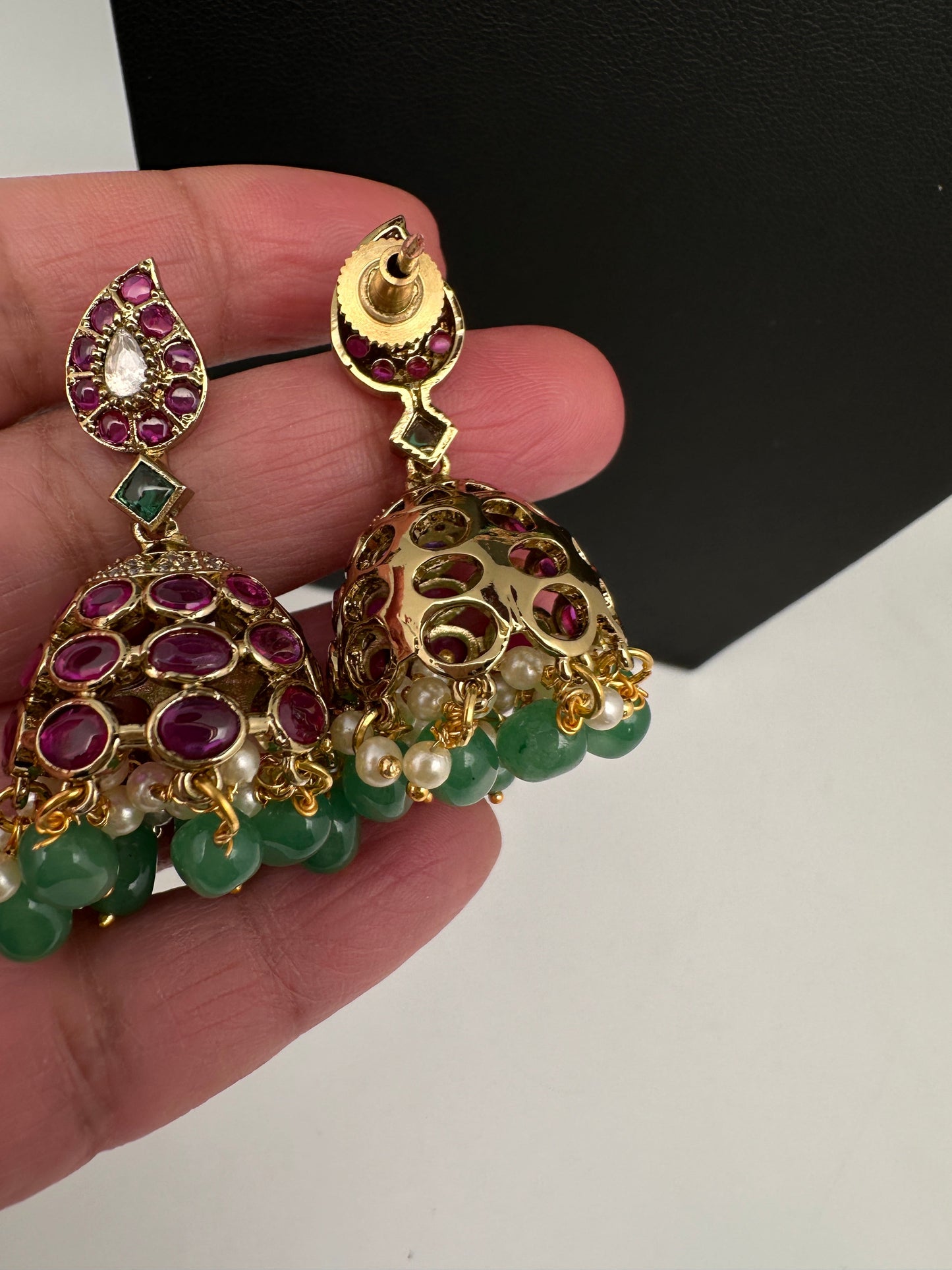 Kempu Matte Mango Short Necklace