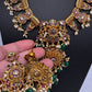 Matte Kemp Jalebi Short Necklace