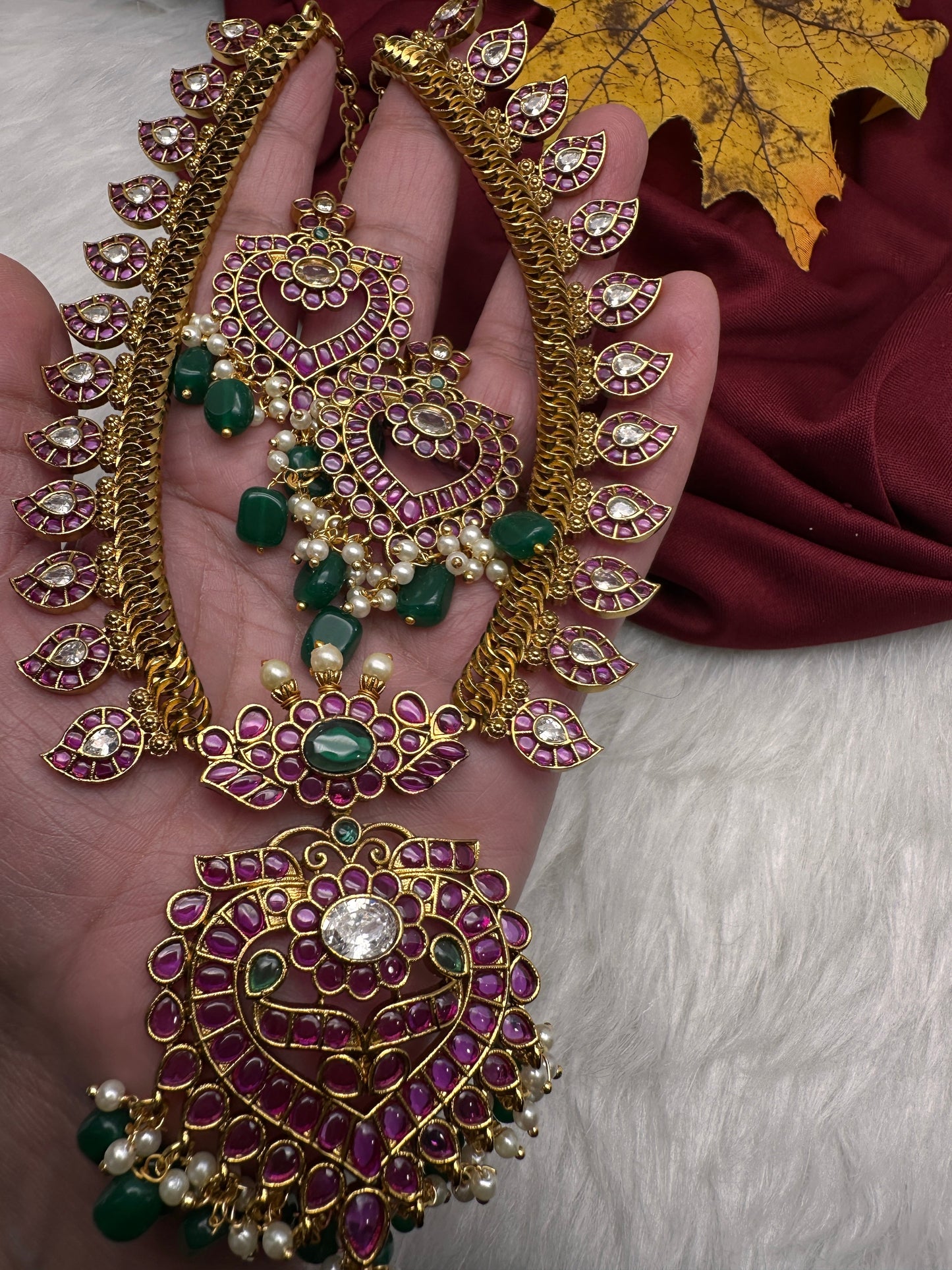 Kemp Premium Matte Mango Short Necklace