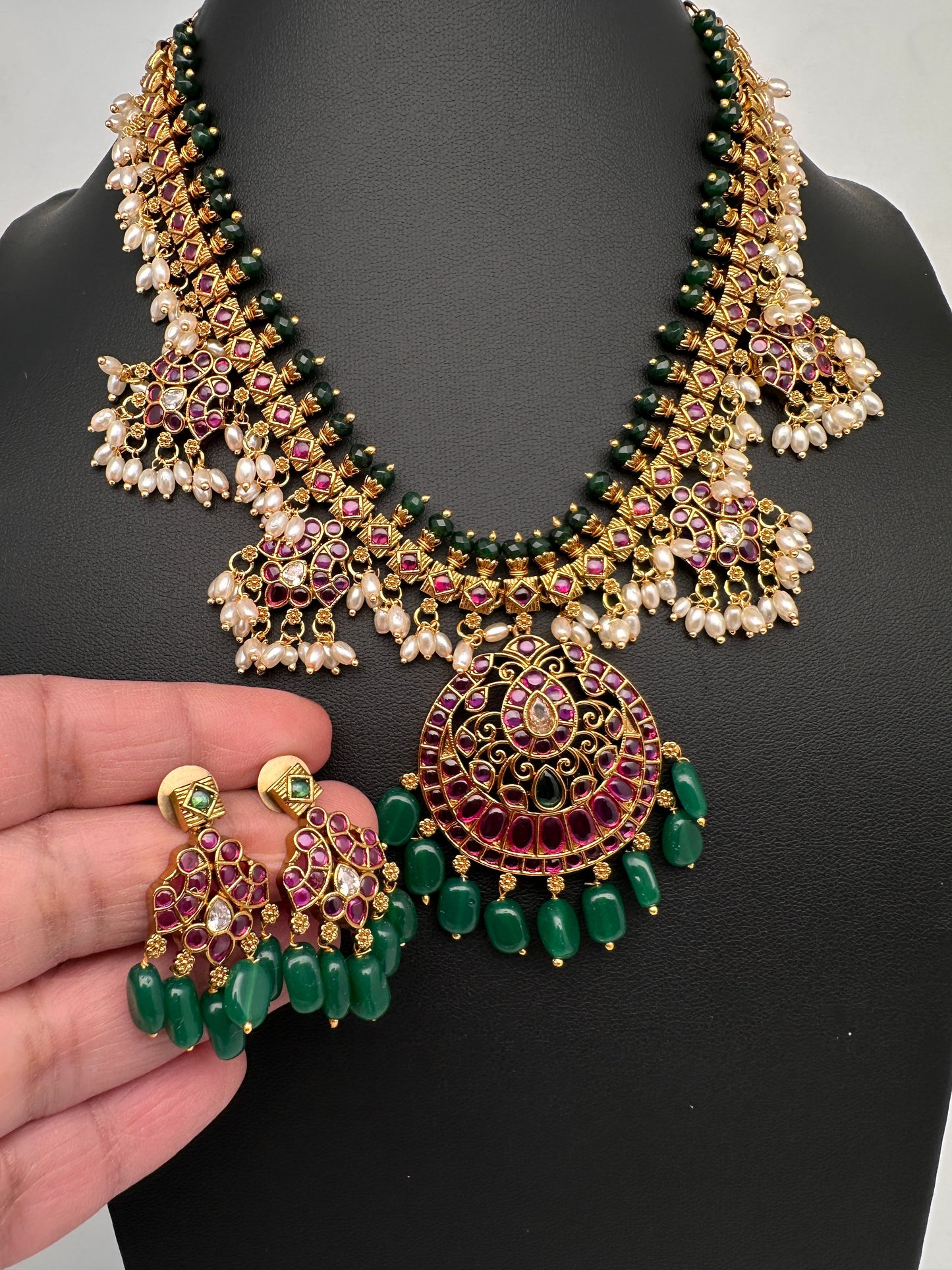 Kemp Premium Matte Guttapusalu Short Necklace