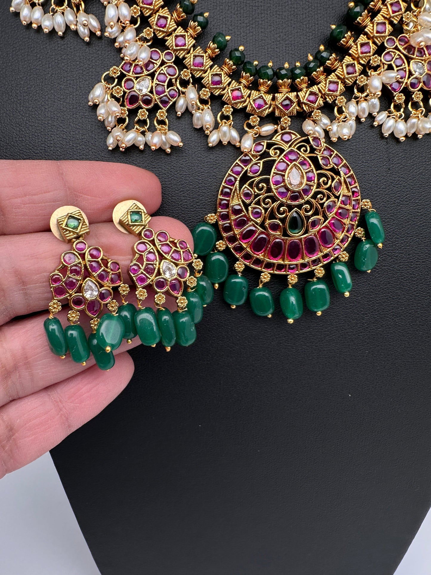 Kemp Premium Matte Guttapusalu Short Necklace