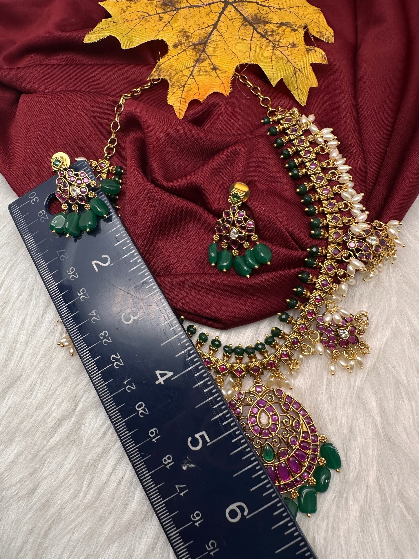 Kemp Premium Matte Guttapusalu Short Necklace