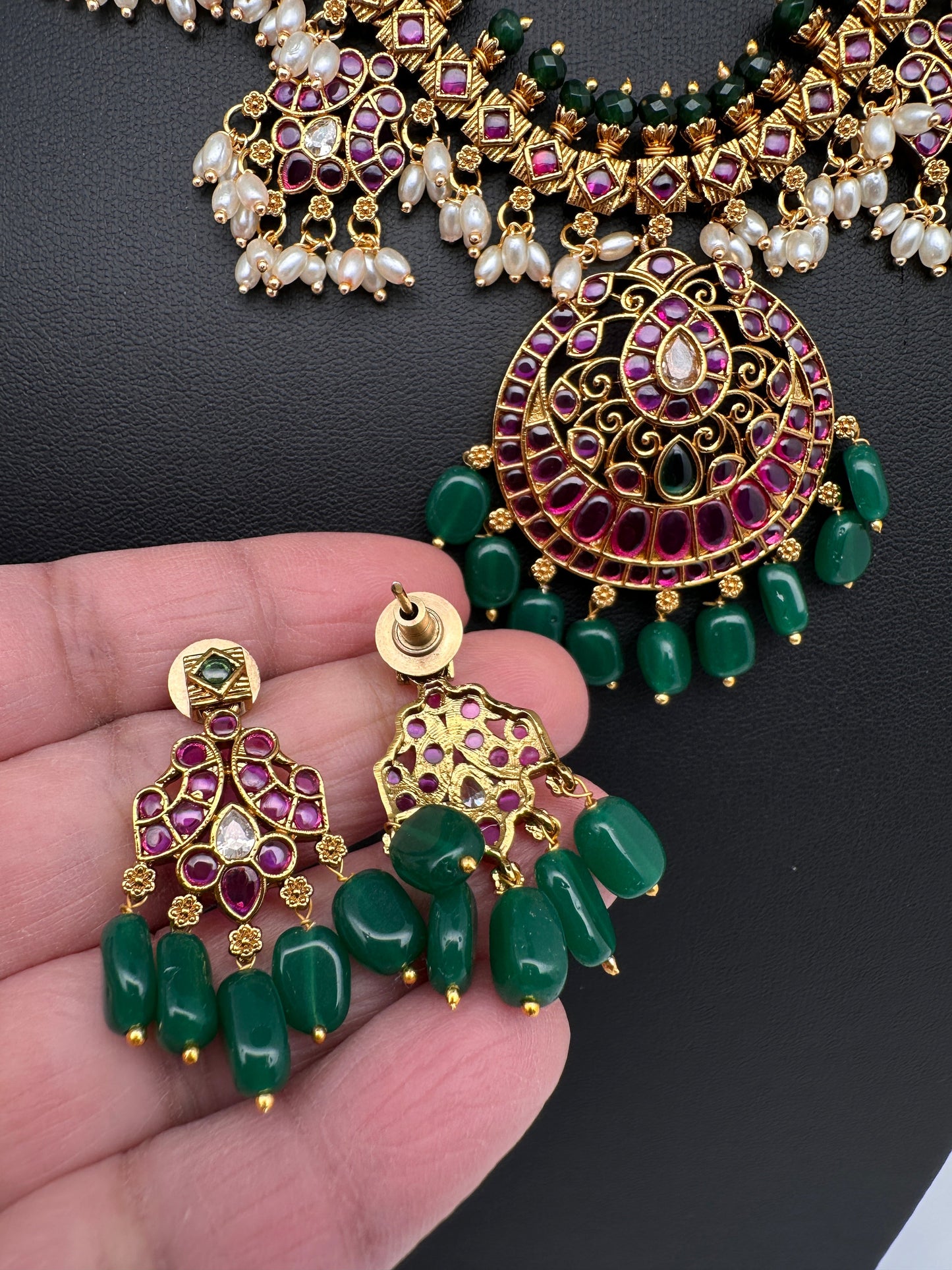 Kemp Premium Matte Guttapusalu Short Necklace