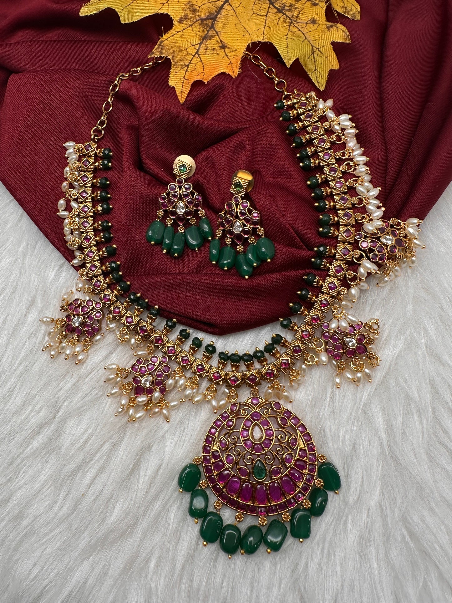 Kemp Premium Matte Guttapusalu Short Necklace