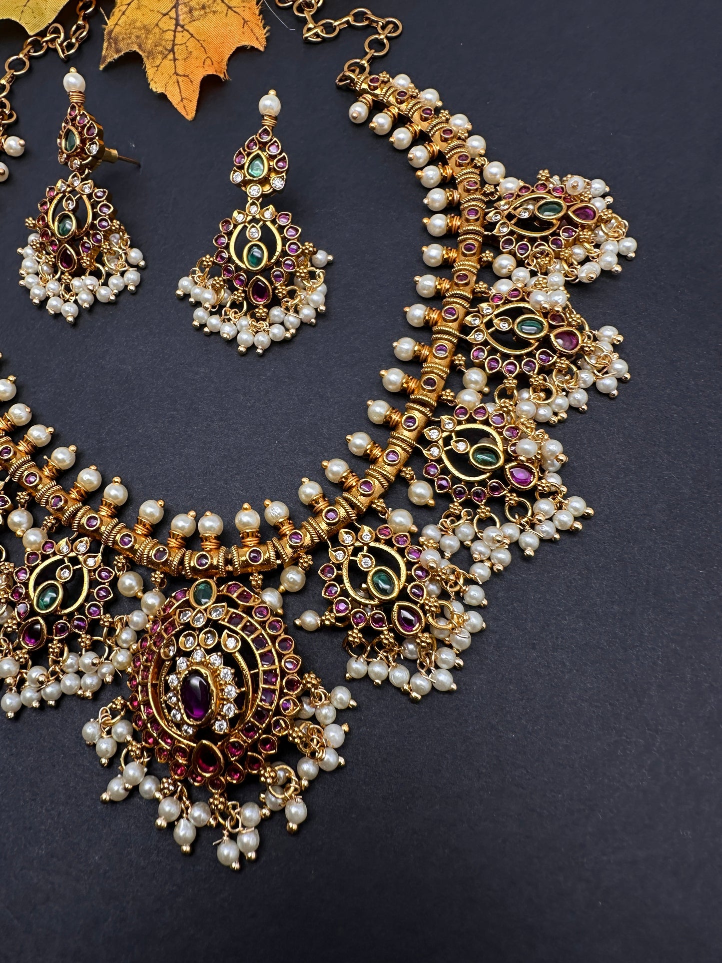 Kemp Premium Matte Guttapusalu Short Necklace