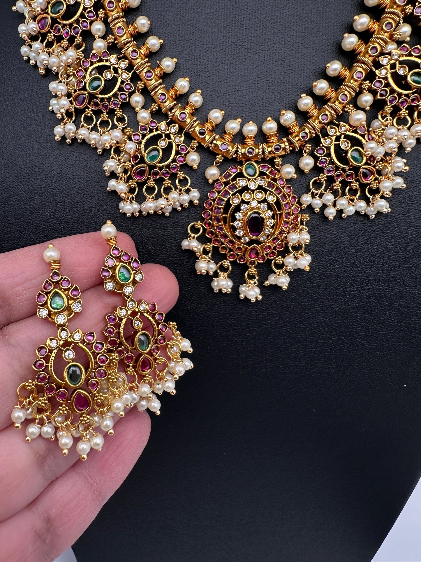 Kemp Premium Matte Guttapusalu Short Necklace