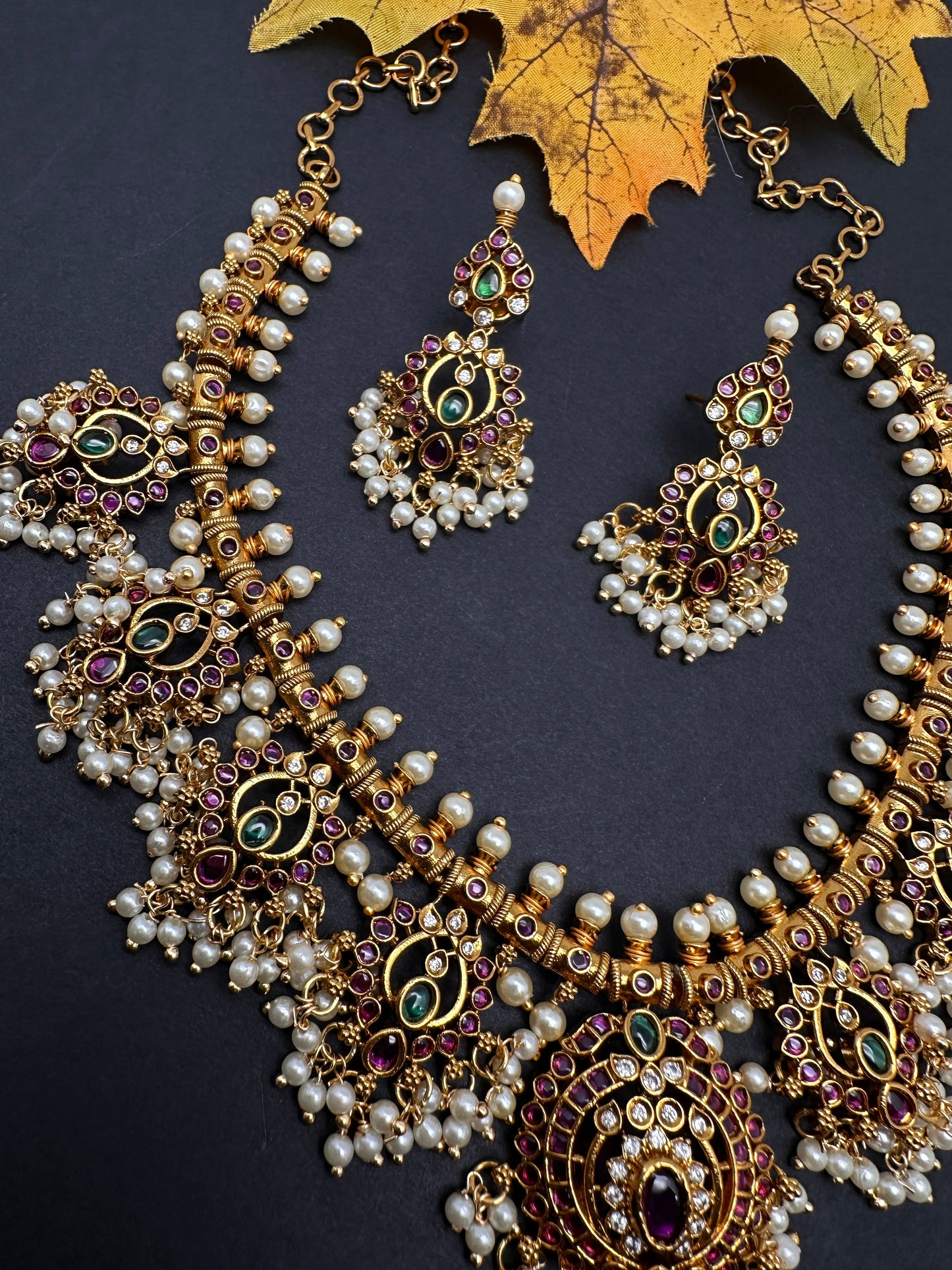 Kemp Premium Matte Guttapusalu Short Necklace