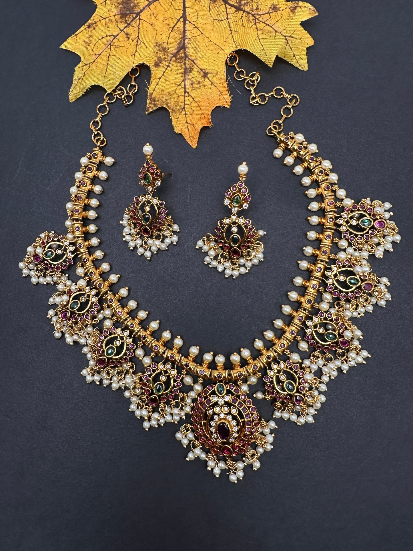 Kemp Premium Matte Guttapusalu Short Necklace