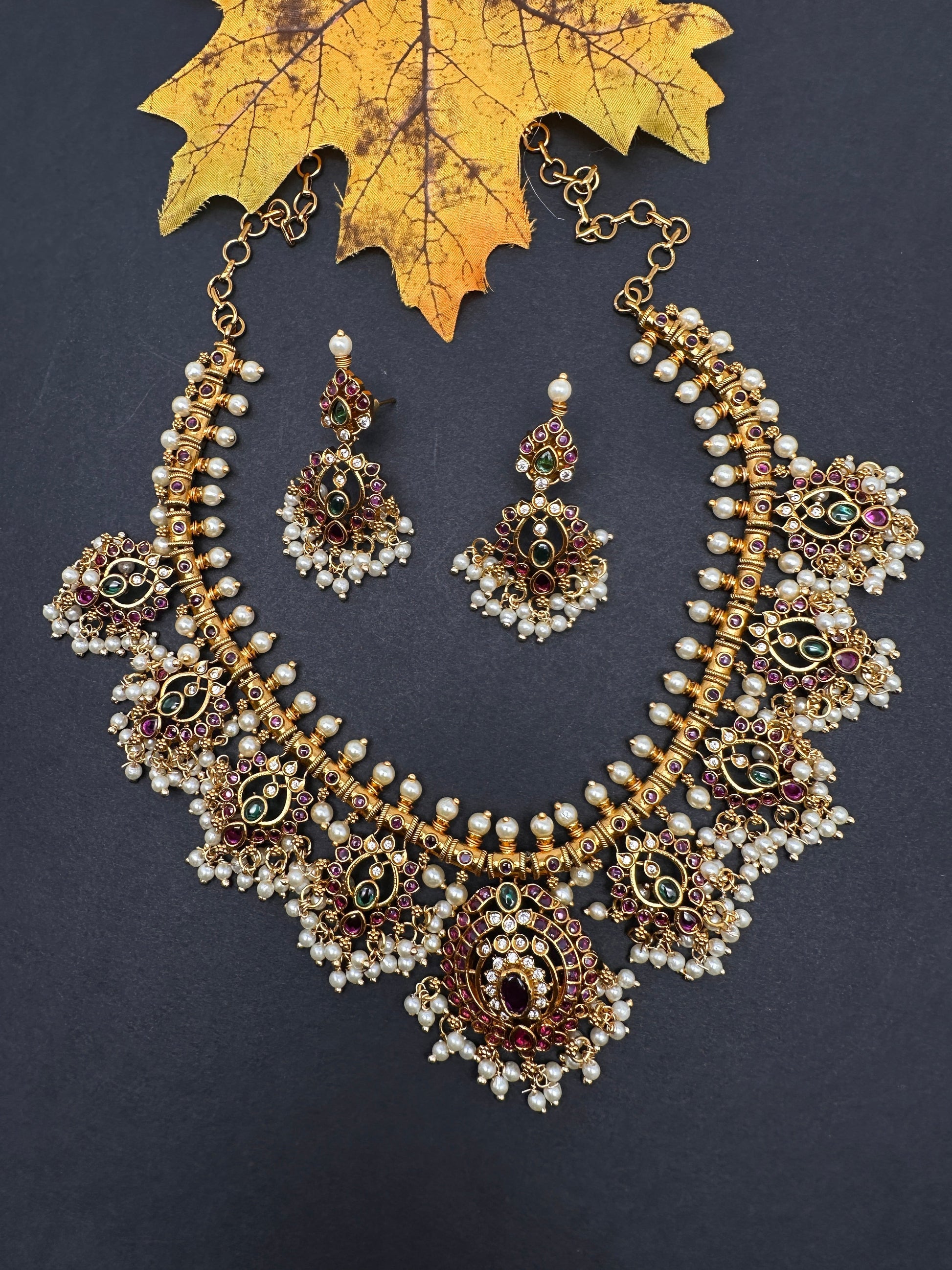 Kemp Premium Matte Guttapusalu Short Necklace