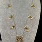 CZ Victorian Dainty Invisible Short Necklace - Green