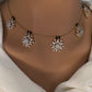 AD Dainty Invisible Short Necklace - 
