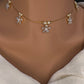 AD Dainty Invisible Short Necklace - 