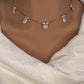 AD Dainty Invisible Short Necklace - 