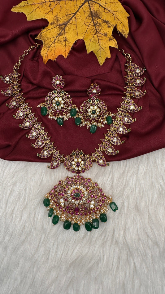 Kemp Mango Short Traditional  Necklace - 