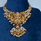 Goddess Lakshm Short Matte Necklace - 
