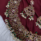 Kempu Floral Short Matte Necklace - 