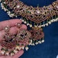 Kempu Floral Short Matte Necklace - 