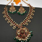 Kempu CZ Short Matte Necklace - 