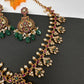 Kempu CZ Short Matte Necklace - 