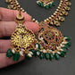 Kempu CZ Short Matte Necklace - 