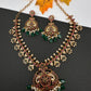 Kempu CZ Short Matte Necklace - 