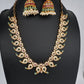 CZ Mango 4 - 1 Short Necklace Comes with 3 Pendents and Jhumka - 