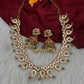 CZ Mango 4 - 1 Short Necklace Comes with 3 Pendents and Jhumka - 
