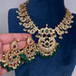 CZ Mango Chandbali Short Necklace - 