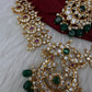 CZ Mango Chandbali Short Necklace - 