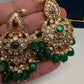 CZ Mango Chandbali Short Necklace - 