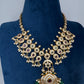 CZ Floral Mango Short Necklace - 