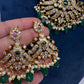 CZ Peaock Mango Short Necklace - 