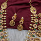 Multi Color Stones Goddess Lakshmi Short Necklace - 