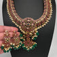 Red Kemp Traitional Short Necklace - 
